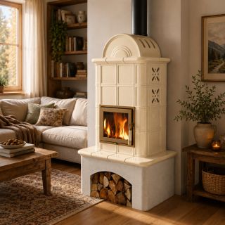 Poêle à bois céramique - ORIGINE PH Venus 4S 11.8 kW