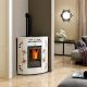 Poêle à granulés d'angle en céramique - ORIGINE PHEBO Gaia 5S 12.2 kW