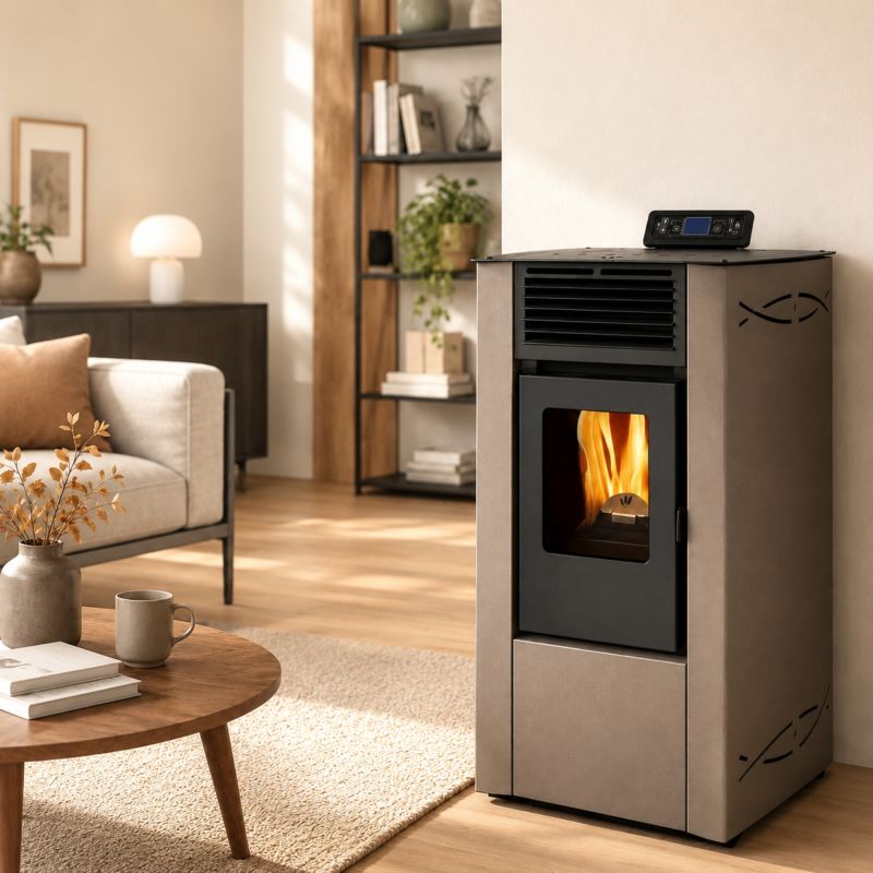 Poêle à granules ventilé - PheboStufe Dafne Eco 6.2 kW