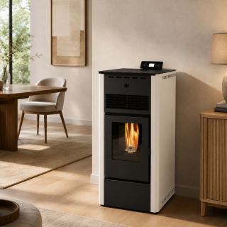 Poêle à granulés ventilé - ORIGINE PHEBO Afrodite 5S-8 7.5 kW