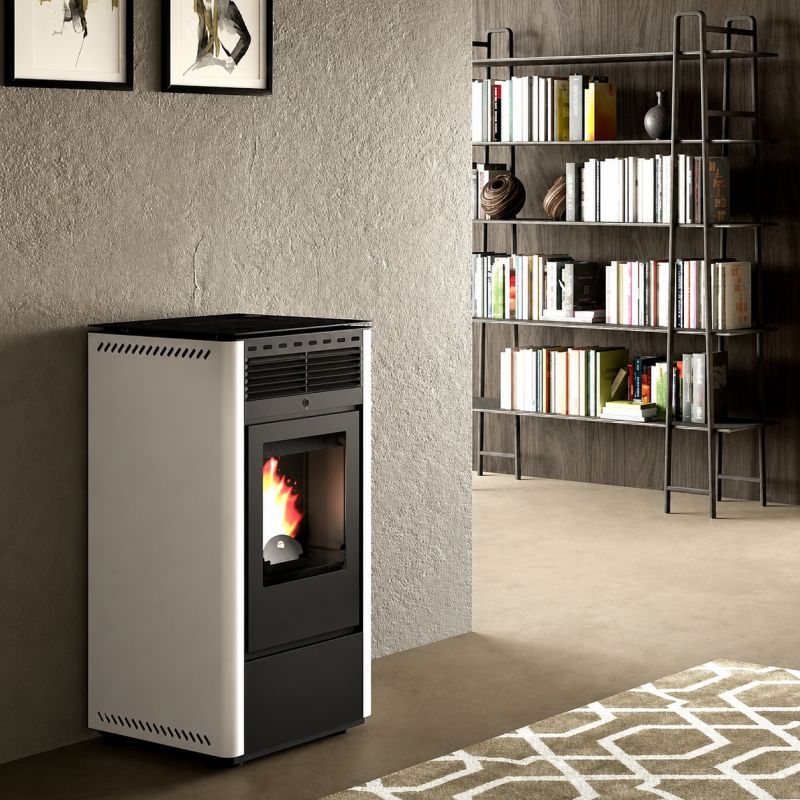Poêle à granules ventilé - ORIGINE PHEBO Nikè 12.7 kW