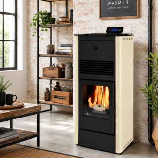 Poêle à granules ventilé - ORIGINE PHEBO Penelope 12.7 kW