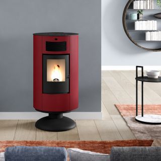 Poêle à granules rond - ORIGINE PHEBO Circe 5S-8 7.5 kW
