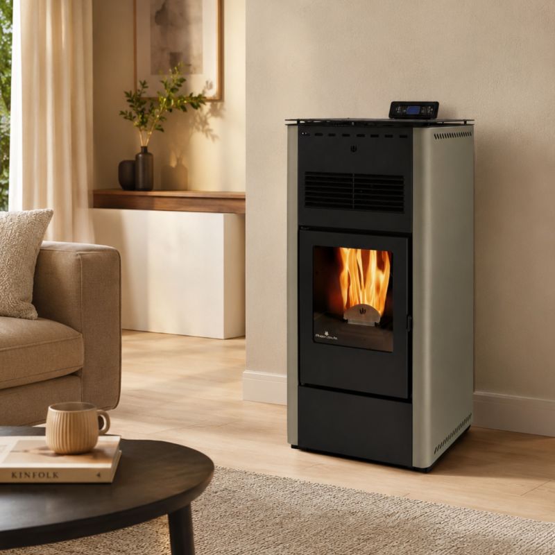 Poêle à granules - ORIGINE PHEBO Nikè Maxi 12.7 kW