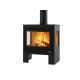Poêle à bois 3 vitres raccordable - BRONPI Loreto 10 kW