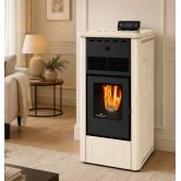 Poêle à granules en céramique - ORIGINE PHEBO Gea 5S-XL 7.5 kW