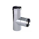 Té 90° avec piquâge femelle Ø250mm - DINAK SW