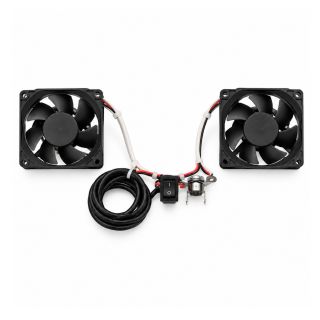 KIT DE VENTILATION COMPLET - 2 ventilateurs - FIREMATIC WOOD