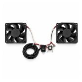 KIT DE VENTILATION COMPLET - 2 ventilateurs - FIREMATIC WOOD