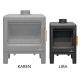 Poêle à bois étanche en fonte - BRONPI Lira 5 kW