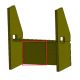 Plaque vermiculite frontale de gauche - BRONPI