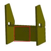 Plaque vermiculite frontale de gauche - BRONPI