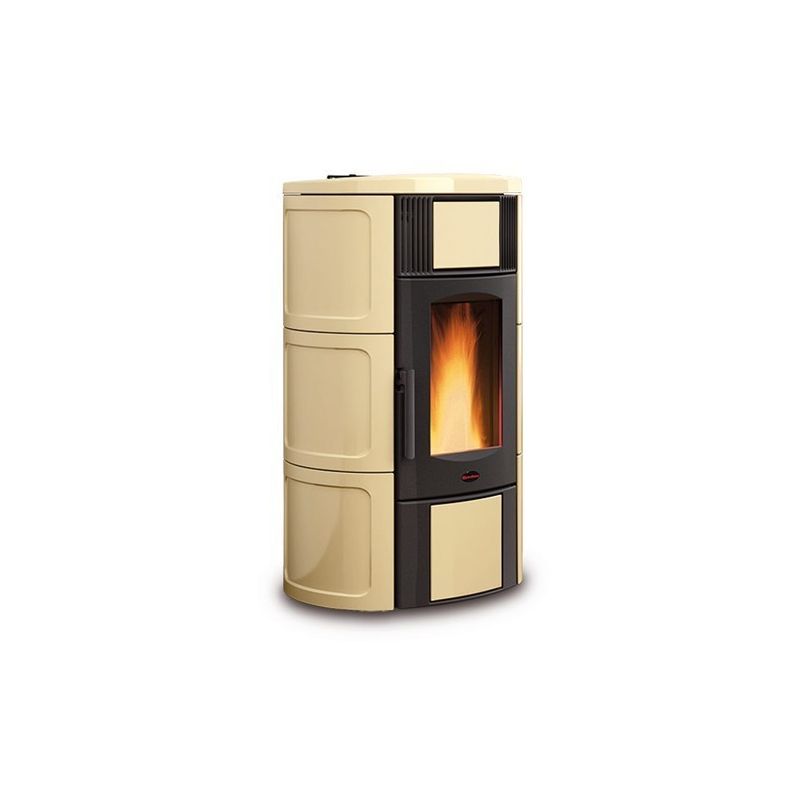 Poêle à granules hydro ventilé débrayable - EXTRAFLAME Iside Idro H15 18.1 kW