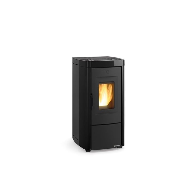 Poêle à granules ventilé débrayable céramique étanche - EXTRAFLAME Moira Evo 8 kW étanche