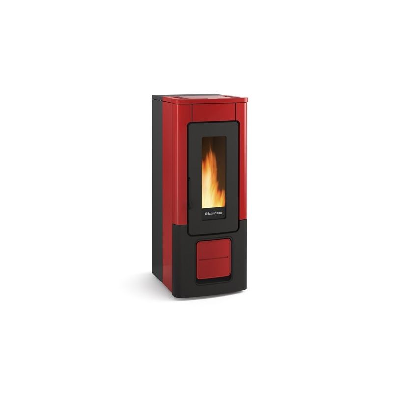 Poêle à granules étanche céramique debrayable - EXTRAFLAME Wendy 10 kW
