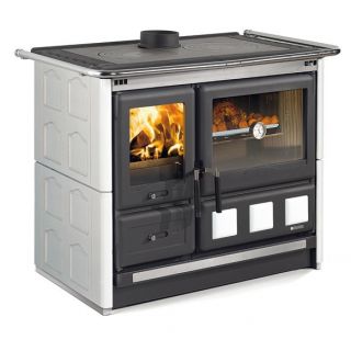 Cuisinière à bois raccordable en céramique - LA NORDICA Rosa XXL 5.0 Maiolica 11 kW
