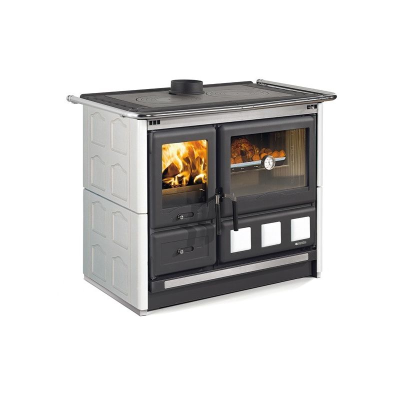 Cuisinière à bois en céramique - LA NORDICA Rosa XXL 5.0 Maiolica 11 kW