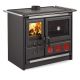 Cuisinière à bois raccordable - LA NORDICA Rosa XXL.16 Steel 11 kW