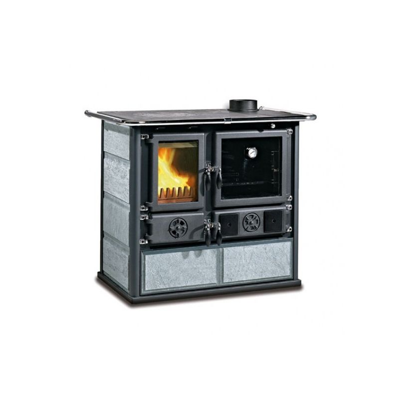 Cuisinière à bois en pierre naturelle - LA NORDICA Rosa 4.0 Pierre 9.5 kW