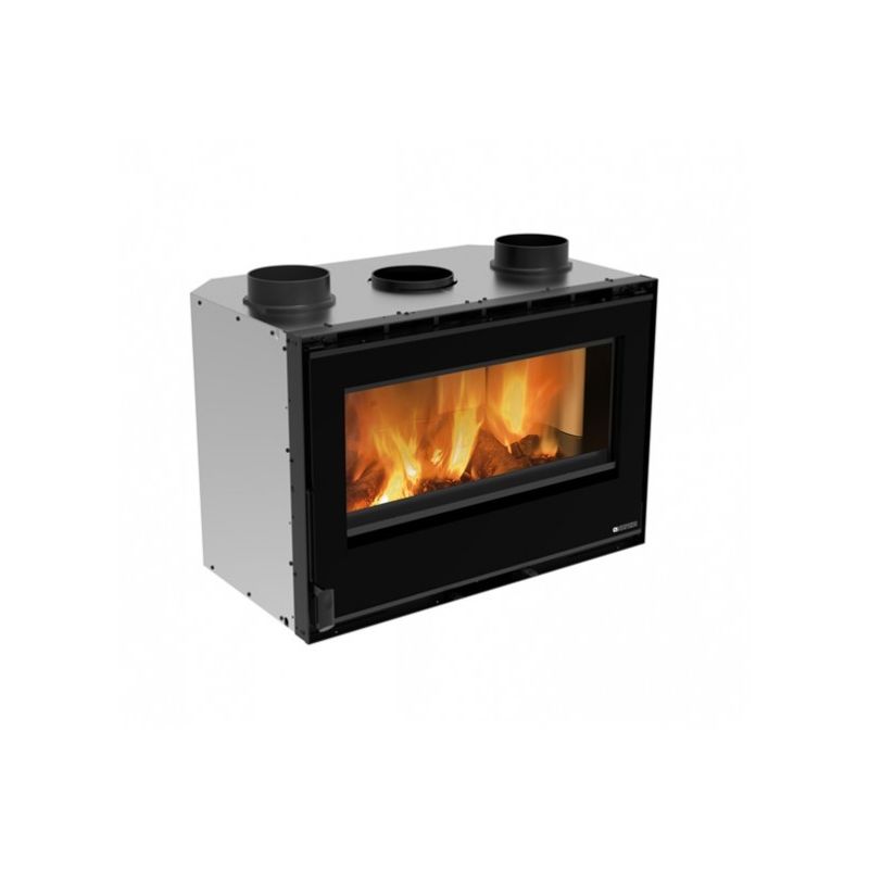 Insert à bois ventilé - LA NORDICA Inserto 80 Crystal Evo 2.0 Ventilato 7.4 kW