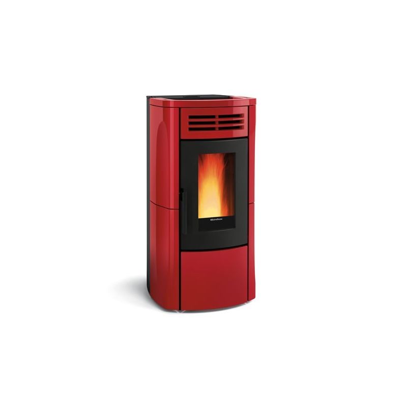Poêle à granules étanche canalisable céramique - EXTRAFLAME Terry Plus 13 kW
