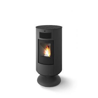 Poêle à granules rond - ORIGINE PHEBO Circe 5S-8 7.5 kW
