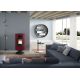Poêle à granules rond - ORIGINE PHEBO Circe 5S-8 7.5 kW