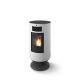 Poêle à granules rond - ORIGINE PHEBO Circe 5S-8 7.5 kW