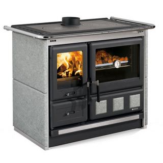 Cuisinière à bois raccordable en pierre - LA NORDICA Rosa XXL.16 Petra 10.5 kW