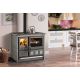 Cuisinière à bois raccordable en pierre - LA NORDICA Rosa XXL.16 Petra 10.5 kW