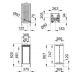Poêle à granules sans électricité convection naturelle - BRONPI Free 6 vision 6kw sans électricité