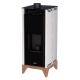 Poêle à granules sans électricité convection naturelle - BRONPI Free 6 vision 6kw sans électricité