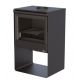 Poêle à bois raccordable ventilé - BRONPI Croacia - T 9.5 kW