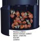 Poêle à bois rond raccordable - BRONPI Dover 9.4 kW