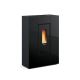 Poêle à granules ventilé extra-plat - EXTRAFLAME Marilena Plus AD Crystal 8 kW 