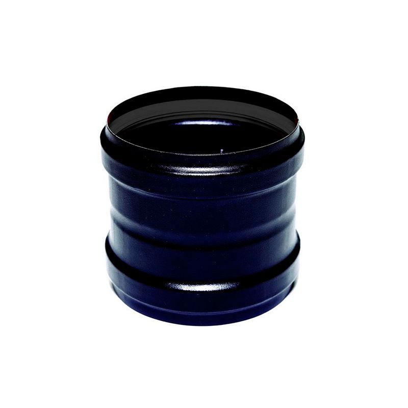 Raccord femelle/femelle acier noir