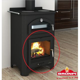 Porte complète pour cuisinière à bois BRONPI Monza