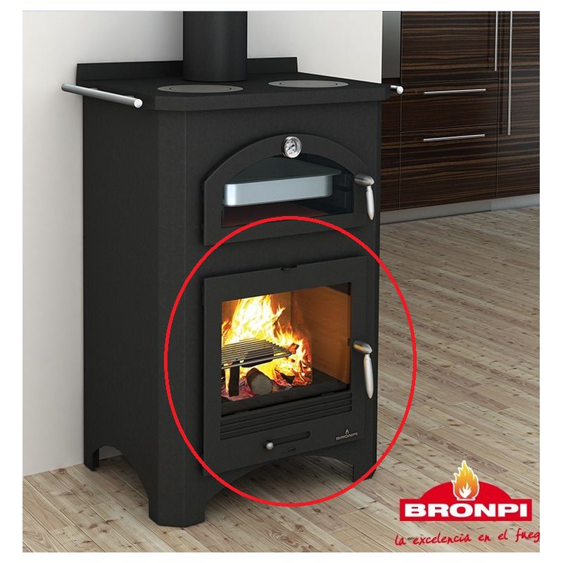 Porte complète pour cuisinière à bois BRONPI Monza