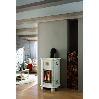 Poêle à bois céramique - ORIGINE PH Vesta Décor 10.7 kW