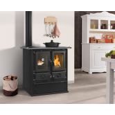 Cuisinière à bois raccordable - LA NORDICA Rosetta SX.16 Steel 7.9 kW