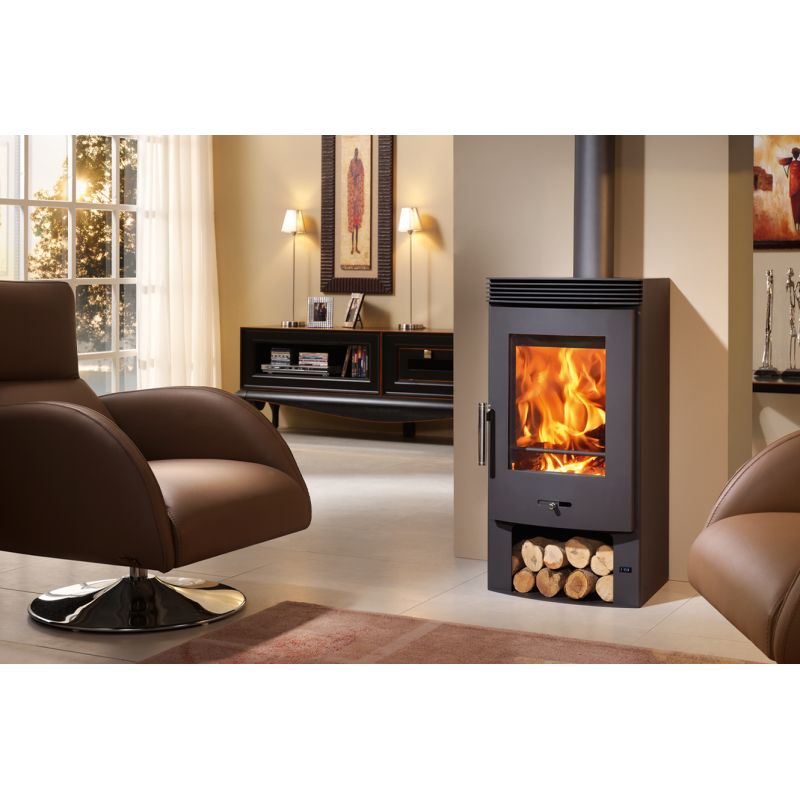 Poêle à bois ventilé - PANADERO Bergen 7.5 kW