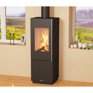 Poêle à bois raccordable - BRONPI Bombay - F 8 kW