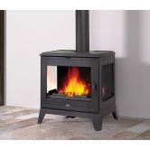 Poêle à bois en fonte 3 vitres - BRONPI Bury 14 kW