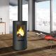 Poêle à bois rond raccordable - BRONPI Dover 9.4 kW