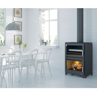 Poêle à bois avec four - BRONPI Murano 14 kW