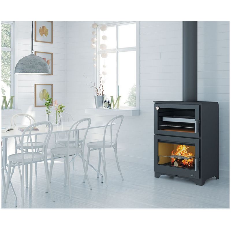 Poêle à bois avec four - BRONPI Murano 14 kW