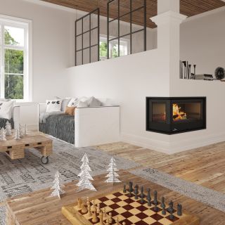 Insert à bois ventilé canalisable - BRONPI Paris 90-EI 13 kW