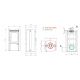 Poêle à bois raccordable en pierre - LA NORDICA Ester 5.0 8 kW