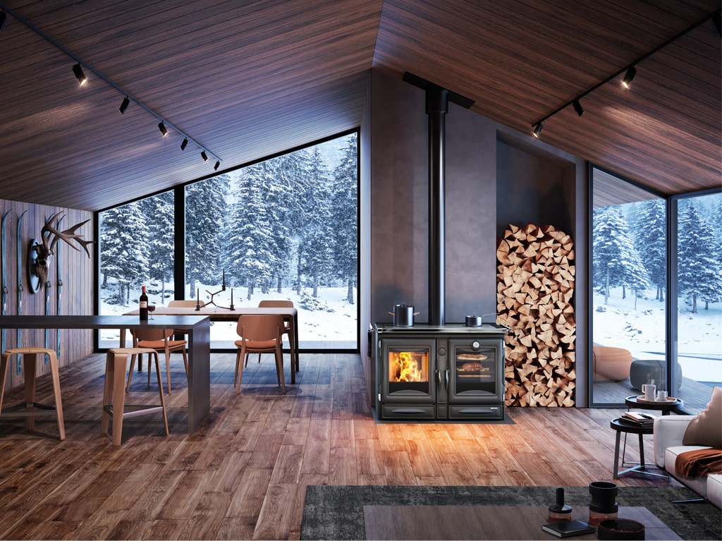 cuisinière à bois ALASKA de la marque LA NORDICA