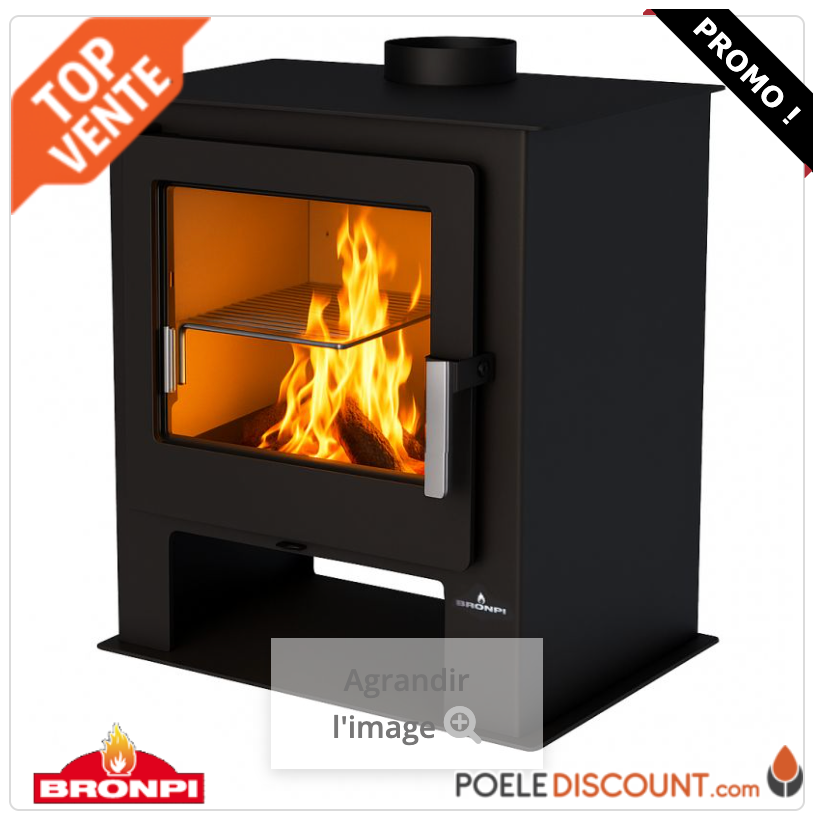 promo Poêle à bois - BRONPI Gijon 9 kW